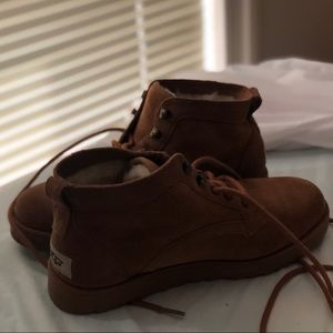 UGG fuzzy work shoe